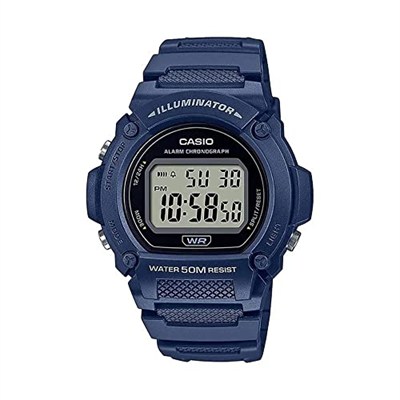 Casio W-219H-2AVDF Kol Saati, Lacivert, Standart
