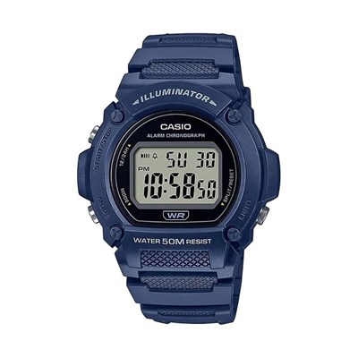 Casio W-219H-2AVDF Kol Saati, Lacivert, Standart