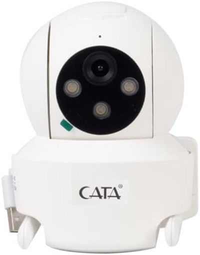 Cata CT-4051 Full HD Akıllı Dış Mekan Güvenlik Kamerası - Gece Görüşlü, 360° Dönebilen, Sesli İletişim, Hareket Takipli, SD Kart & Bulut Destekli, Dış Mekan