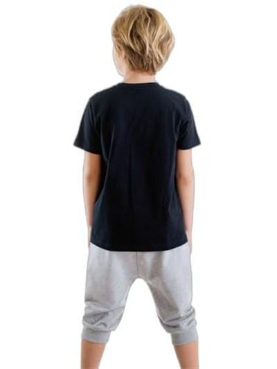 Catch Wave Erkek Çocuk T-shirt Kapri Şort Takım