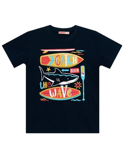 Catch Wave Erkek Çocuk T-shirt Kapri Şort Takım
