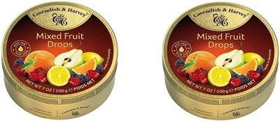 Cavendish&Harvey Mixed Fruit Karışık Meyve Aromalı Şeker 200 gr (2 ADET)