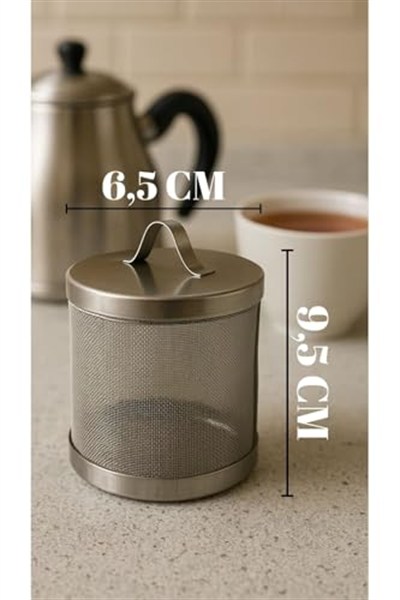 Çay Süzgeci Çaydanlık Ve Demlik Içi Süzgeç Paslanmaz Çelik 9,5 Cm