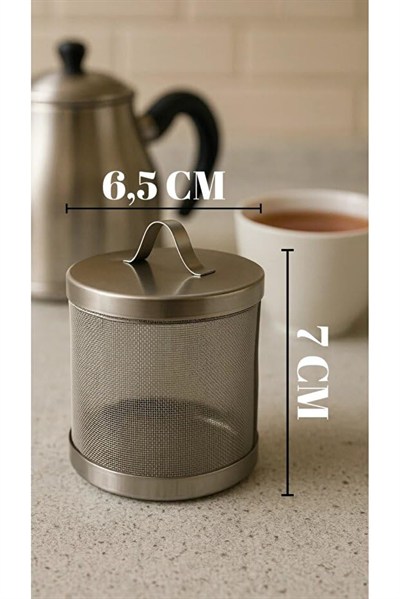 Çaydanlık Demlik Içi Süzgeç Çay Süzgeci Kafes Paslanmaz Çelik 7 Cm