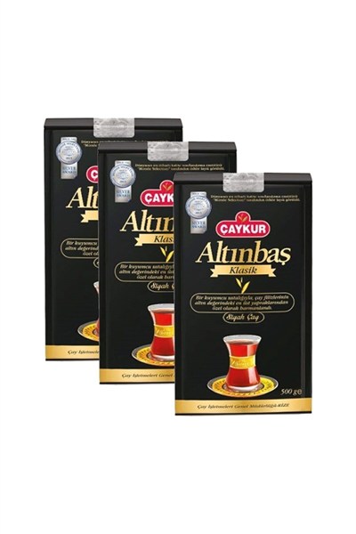 Çaykur Altınbaş Klasik Doğal Siyah Dökme Çay 500Gr X 6 Adet