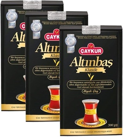 Çaykur Altınbaş Klasik Doğal Siyah Dökme Çay 500Gr X 6 Adet