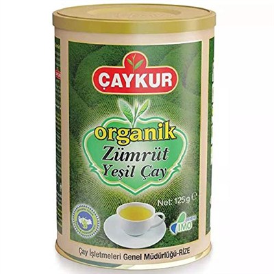 Caykur Organik Zümrüt Yeşil Çay 125 g X 12 Adet