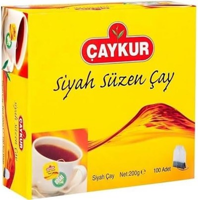 Çaykur Siyah Çay Poşetleri 200g (100x2)