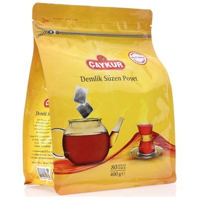Çaykur Siyah Demlik Süzen Poşet Çay 400g