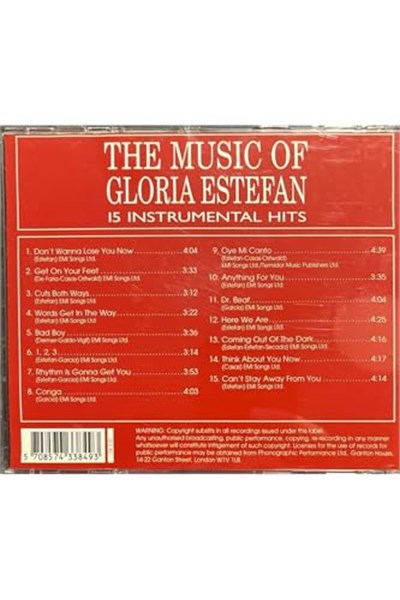 CD The Music Of Gloria Estefan CD