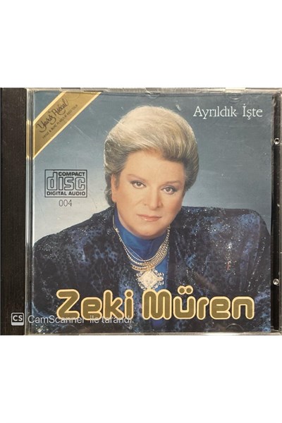 Cd Zeki Müren Ayrıldık Işte Sarı Bandrollü Dönem Nadir Cd