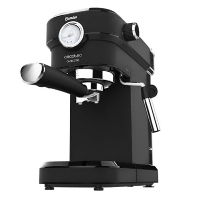 Cecotec Cafelizzia 790 Espresso Makinesi Siyah, 1350 W, Hızlı Isıtma Sistemi, 20 Basınç Çubukları, Ayarlanabilir Evaporatör, Su Deposu 1.2 Litre