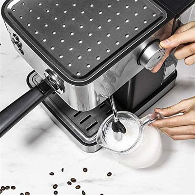 Cecotec Cumbia Power Espresso 20 Barista Aromax kahve makinesi. Güç 2900 W, 2 ısıtma sistemi, 20 bar basınç pompası, manometre, çift çıkış filtresi tutucu ve 2 filtre (profesyonel)
