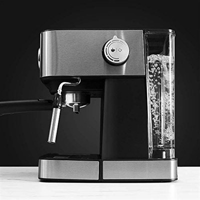 Cecotec Cumbia Power Espresso 20 Barista Aromax kahve makinesi. Güç 2900 W, 2 ısıtma sistemi, 20 bar basınç pompası, manometre, çift çıkış filtresi tutucu ve 2 filtre (profesyonel)