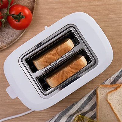Cecotec Tost makinesi tost & Taste 9000 çift beyaz plastik 2 ekstra geniş kısa yarıklı beyaz tasarım (çift kısa yuva)