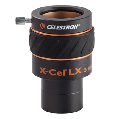 Celestron 93529 X-Cel LX 2X Barlow Lens, 3.18 cm, Siyah