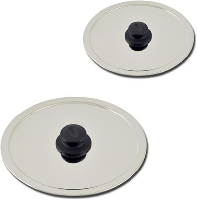 Çelik Balık Tavası Kapağı - 2 Adet (26+30 Cm)