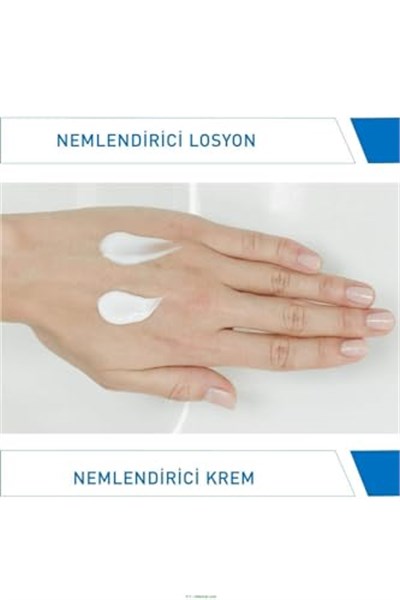 CeraVe-Nemlendirici Losyon Kuru Ciltler Seramid ve Hyalüronik Asit İçerikli Yüz Vücut 236ml 3337875597210