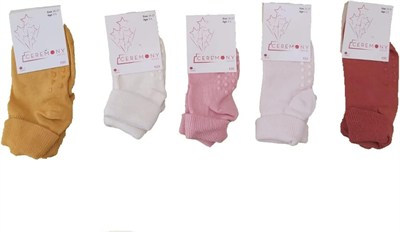 Ceremony socks Ceremony socks 3 Çift Taban Kaydırmaz Soket Çorap Çok Renkli 3-5 Yaş