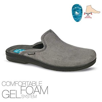 Ceyo 9955-1 Jelli Anatomik Kışlık Ev İçi Erkek Terlik