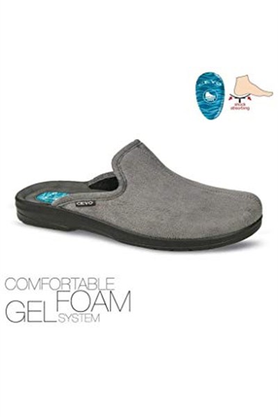 Ceyo 9955-1 Jelli Anatomik Kışlık Ev İçi Erkek Terlik