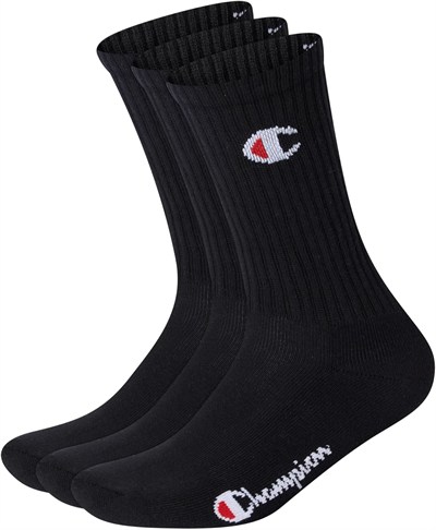 Champion C-Logo 3lü Paket Crew Çorap, Unisex Yetişkin