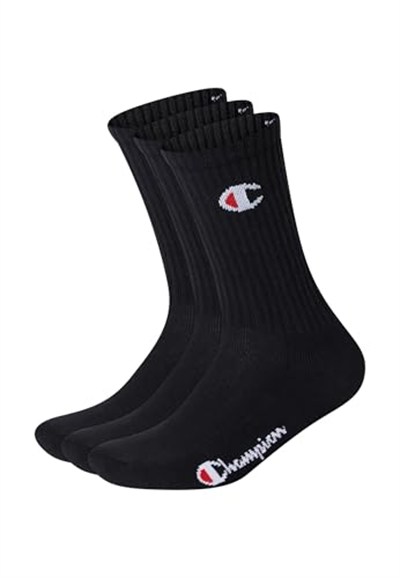 Champion C-Logo 3lü Paket Crew Çorap, Unisex Yetişkin