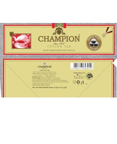 Champion-Demlik Poşet 48 X 3,2 gr