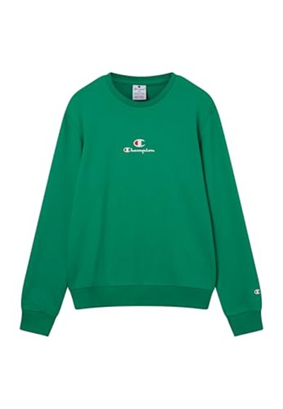 Champion Erkek Baskılı Bisiklet Yaka Sweatshirt