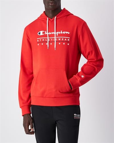 Champion Erkek Baskılı Kapüşonlu Sweatshirt