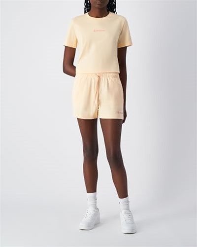 Champion Kadın Baskılı Bisiklet Yaka T-Shirt