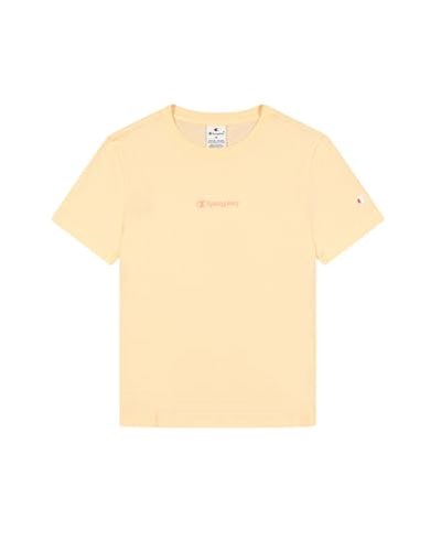Champion Kadın Baskılı Bisiklet Yaka T-Shirt