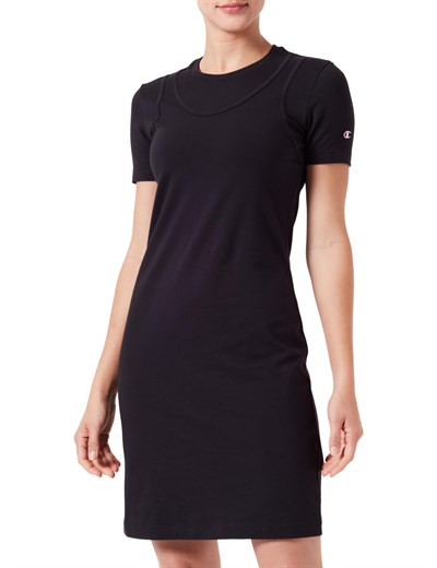 Champion Slim Fit Pamuk Likra Elbise, Kadın