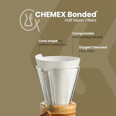 Chemex FP-2 Filterpapiere, 100 adet