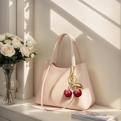 Cherry Keychain Bag Purse Charms For Handbags Cherry Accessories Mothers Day Birthday Ideas