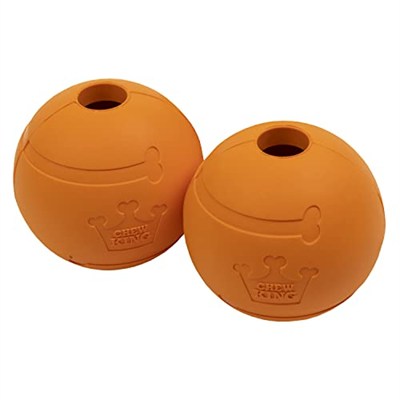 Chew King 7,5 cm Pastırma Aromalı Kauçuk Toplar 2li Paket