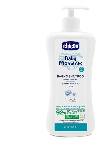 Chicco Baby Moments Doğal Saç ve Vücut Şampuanı