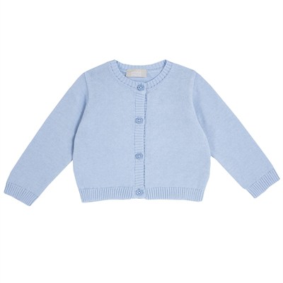 Chicco Unisex Çocuk Hırka, Mavi, 1 Ay