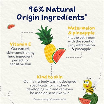 Childs Farm Karpuz ve Ananas Özlü Çocuk Saç ve Vücut Şampuanı 250 ml