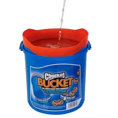 Chuckit! Özel Kova Seti - 8 adet Ultra Ball Medium ve Temizlik Kovası
