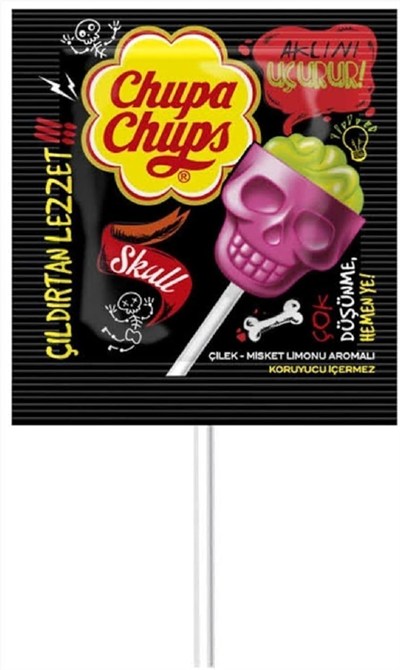 Chupa Chups 3D Skull 25 Adet 15g
