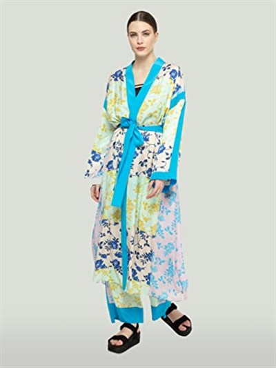 Çiçek Desenli Kimono