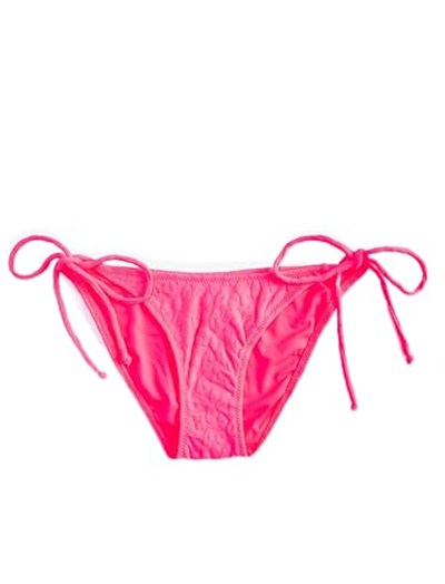 Çiçek Dokulu Bikini Altı Normal Bel Bağlama Detaylı