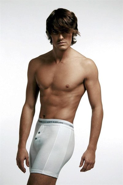 Çift Kaplan 880 Elastan Boxer Şort Boxer Şort Erkek