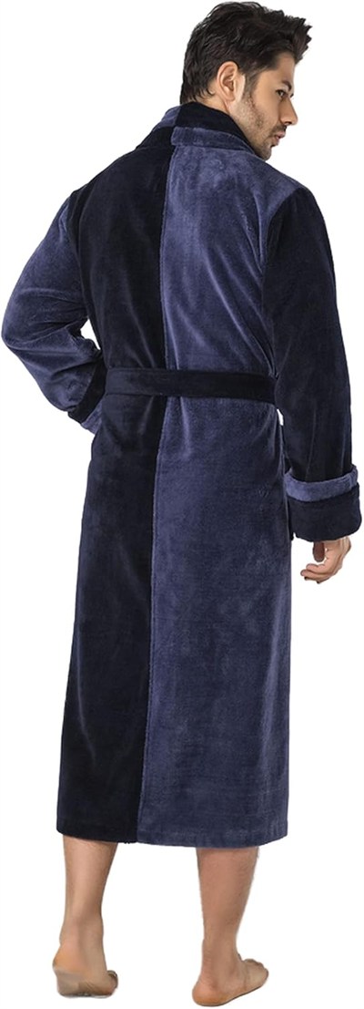 Çift Renk Lacivert Füme Bambo Cotton Erkek Lacivert L/XL