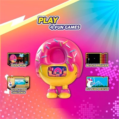 CIRCUITMESS Beep Boop Mochi | Çocuklar için İnteraktif Dijital Evcil Hayvan Oyuncağı | Eğlenceli Teknoloji Mini Oyunlar, Sesler ve Tepkiler | Koleksiyonluk Oynamaya Hazır Elektronik Evcil Hayvan (4-9