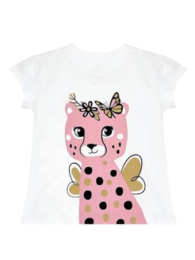 Çita Kız Çocuk T-shirt Pembe Etek Takım