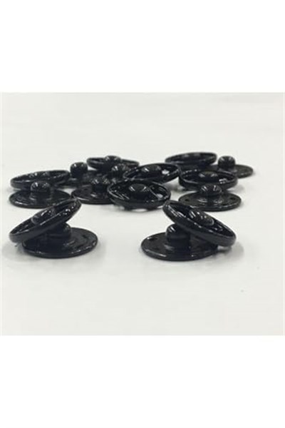Çıtçıt Metal Siyah 1,0 Cm 8 Li Set