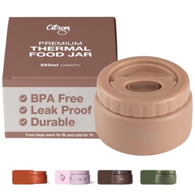 Citron Vakumlu Paslanmaz Çelik Yemek Termosu 250 ml - Blush Pink 1196397