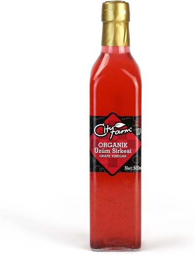 CityFarm Organik Üzüm Sirkesi 500 Gr